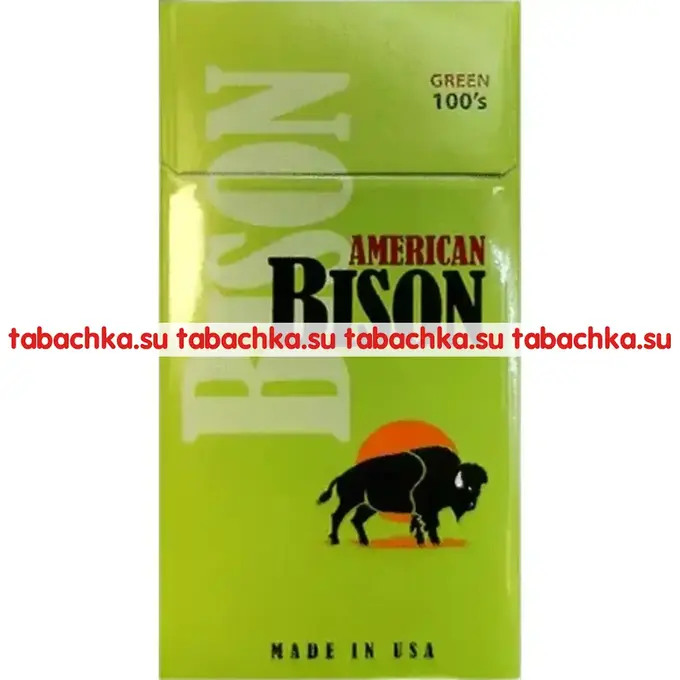 Сигареты American Bison Green King 100’s